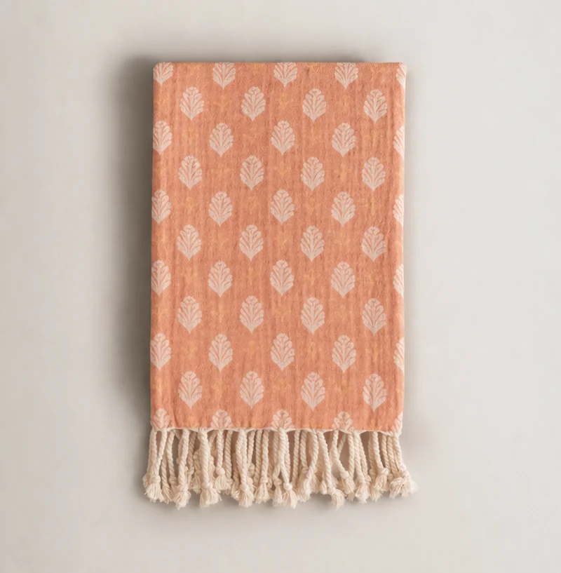 Plaid doble tela Floral
