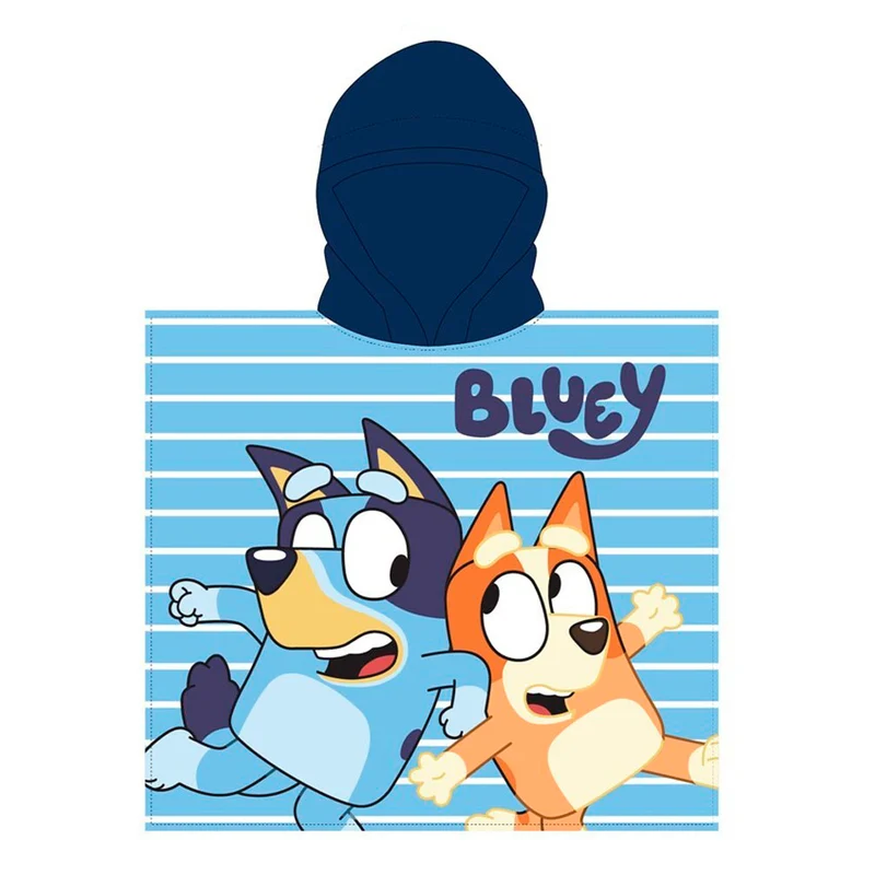 Poncho baño infantil microfibra bluey 1576