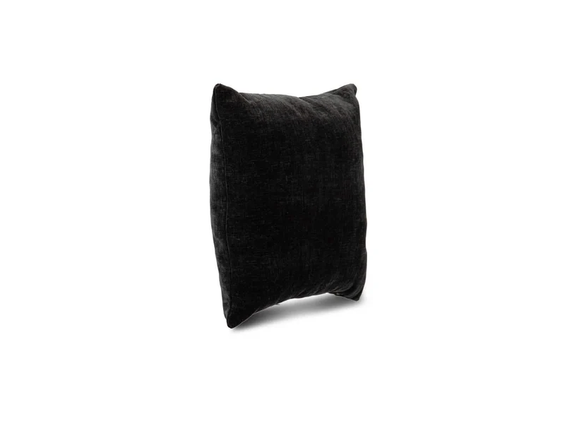 Cojin Costal Boho Negro Cuadrado Pequeño