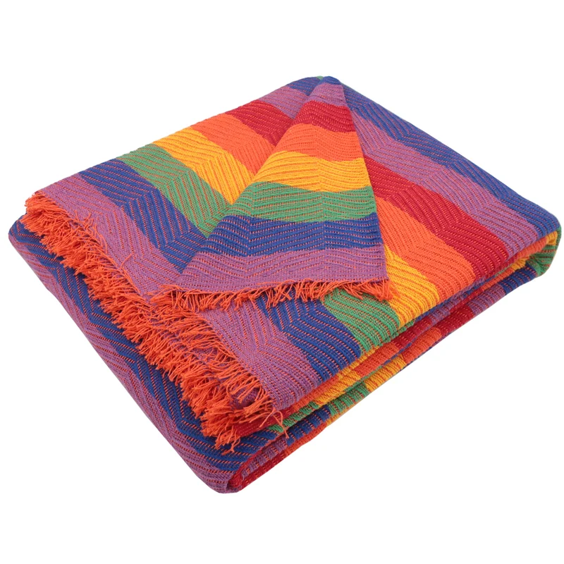 Colcha multiusos, plaid- Espiga Arcoiris