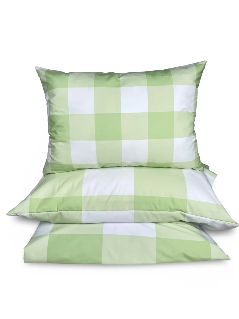 Pack Funda nórdica Cuadro Scandi Verde Pistacho