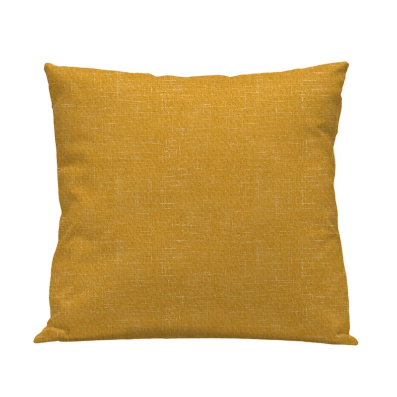 Funda cojín Textura Lino Amarillo
