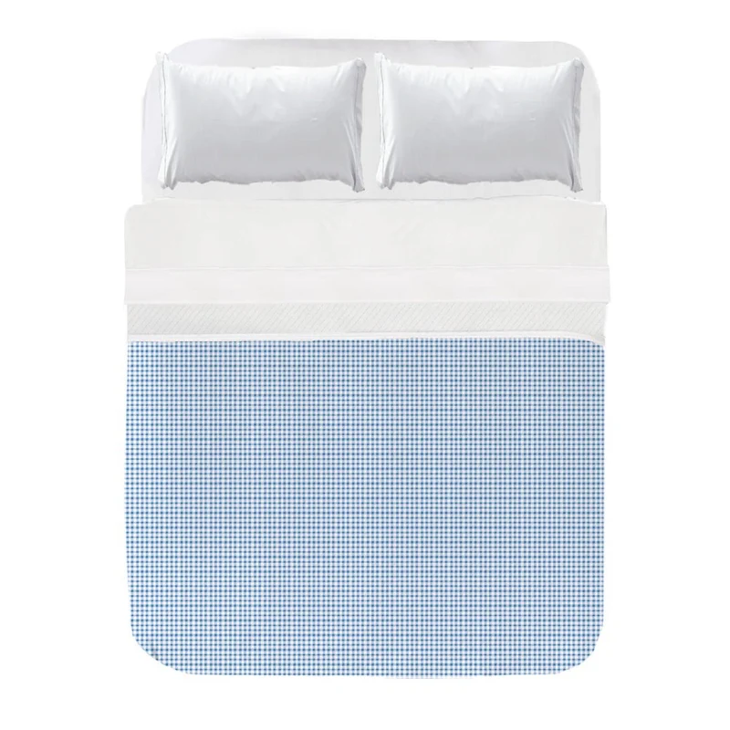 Colcha Vichy Azul Marino