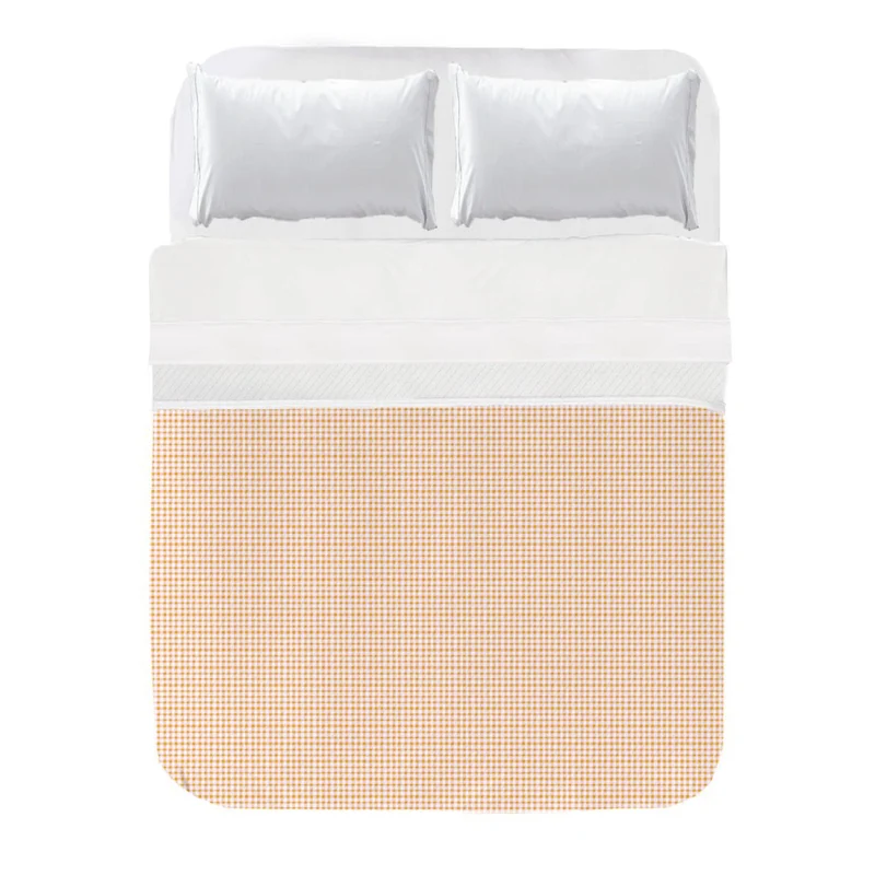 Colcha Vichy Rosa Amarillo