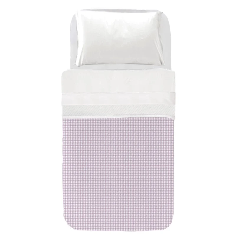 Colcha Infantil Vichy Malva