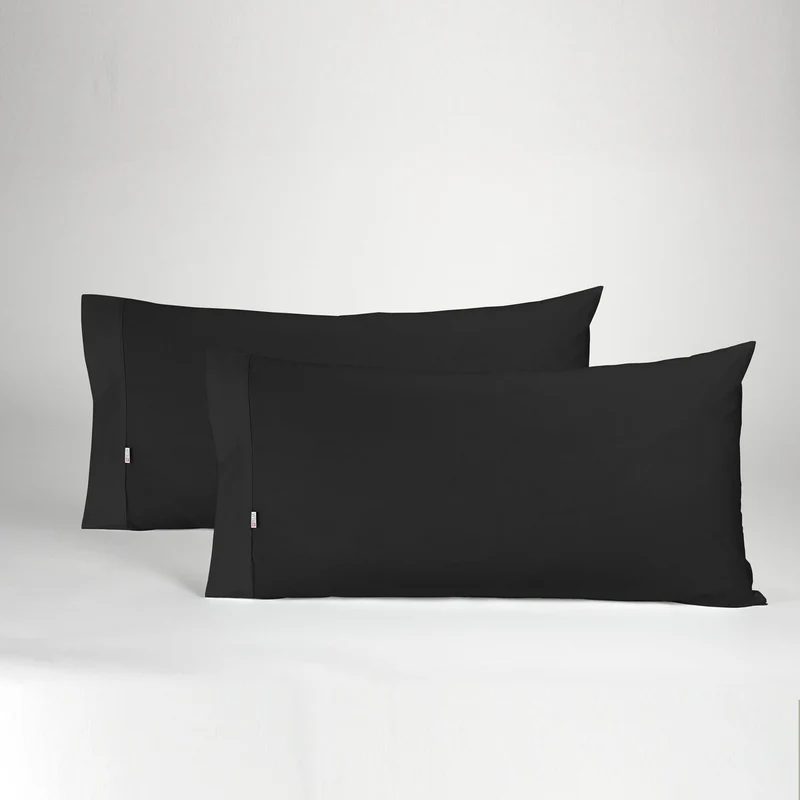 Funda de almohada negro