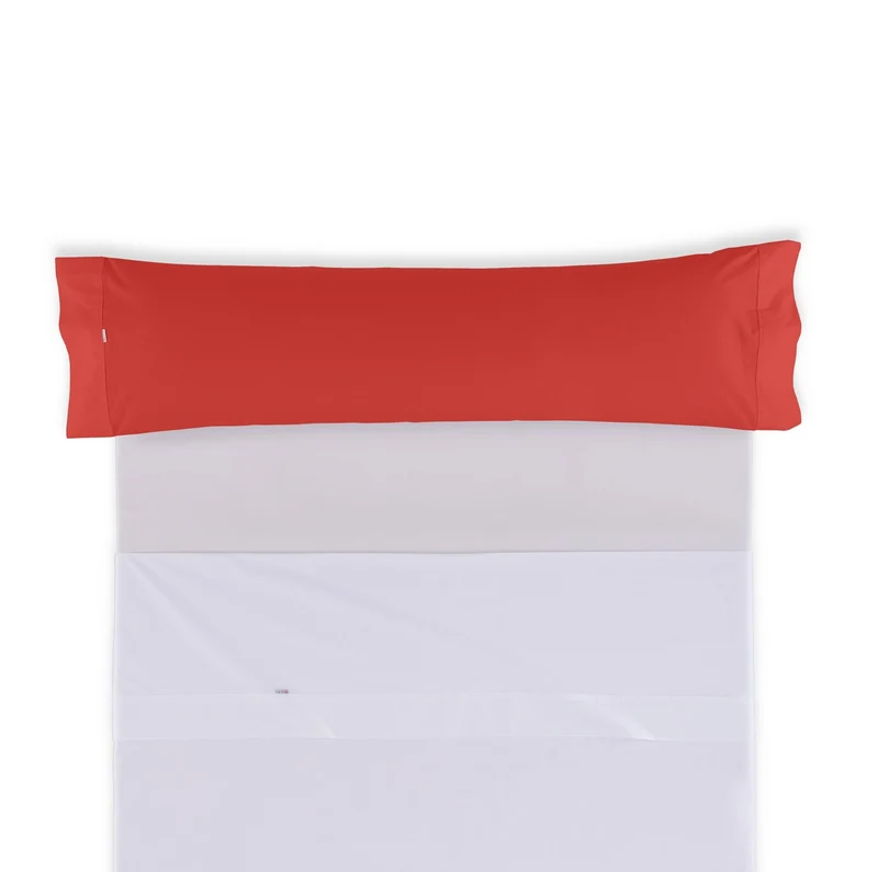 Funda de almohada rojo amapola