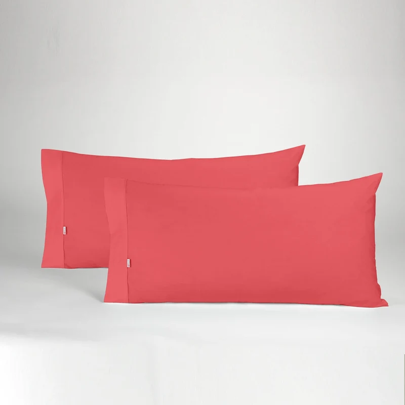 Funda de almohada rojo