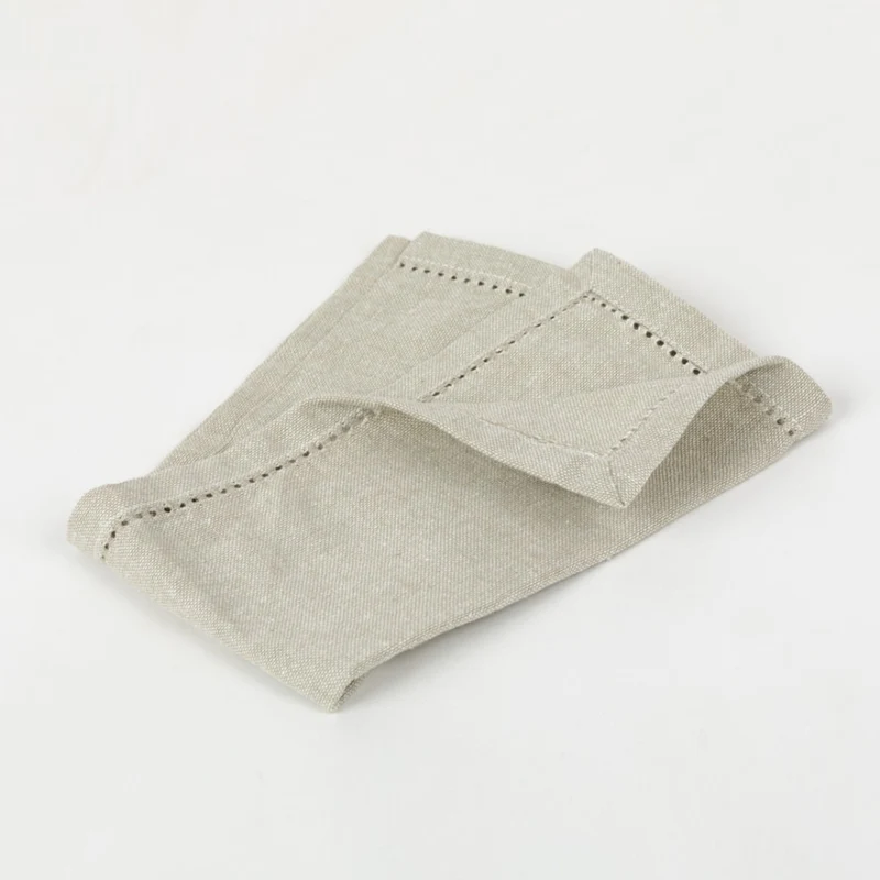 Set 4 Servilletas Liso Gris