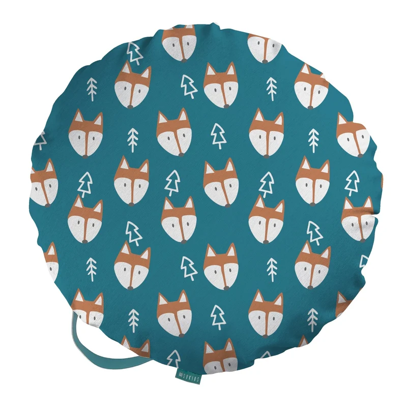 Puff de suelo Infantil Fox Azul