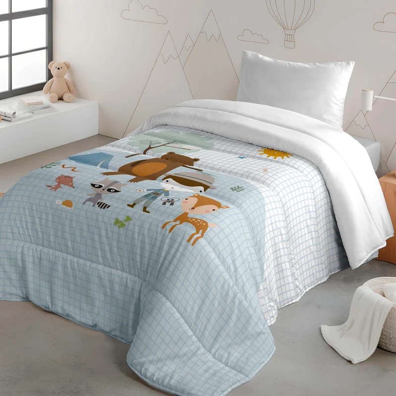 EDREDÓN NÓRDICO ESTAMPADO INFANTIL AVENTURA BOSQUE