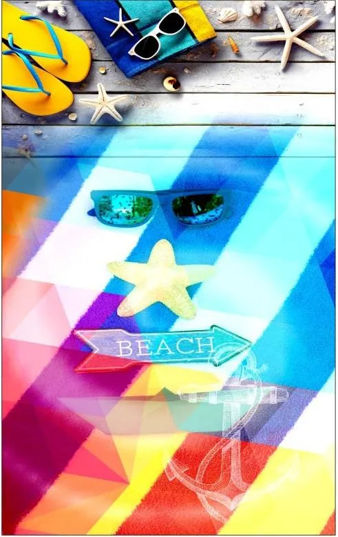Toalla de Playa Beach Microfibra 90x170cm