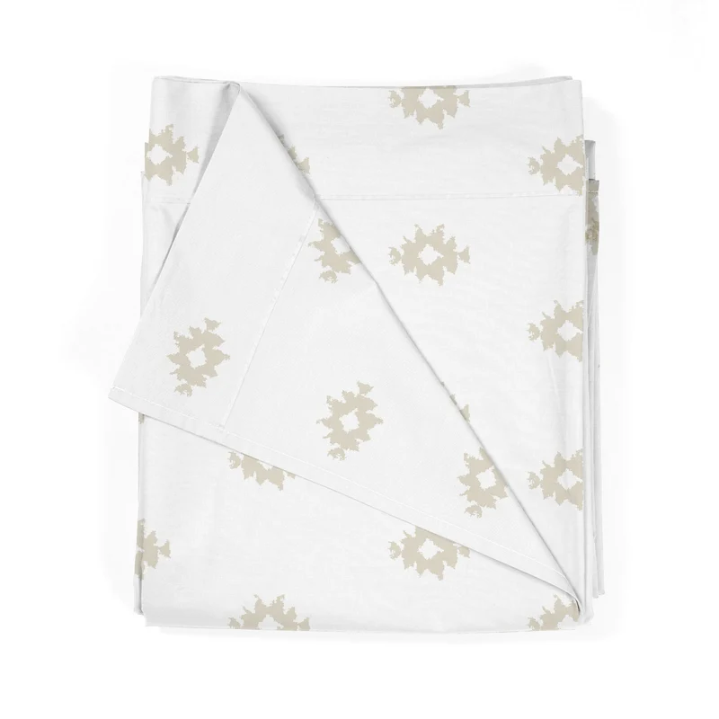 Sábana encimera estampada Kilim Beige