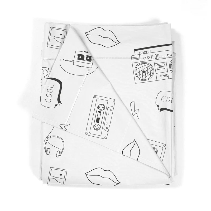 Sábana encimera Estampada Infantil Radio