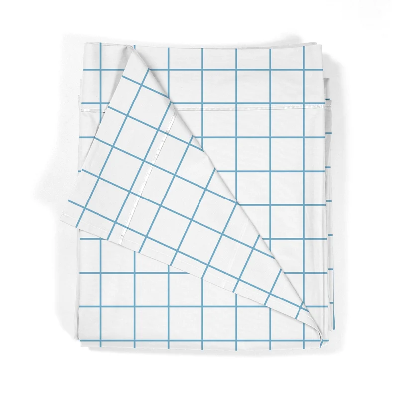 Sábana encimera estampada Cuadro Blue