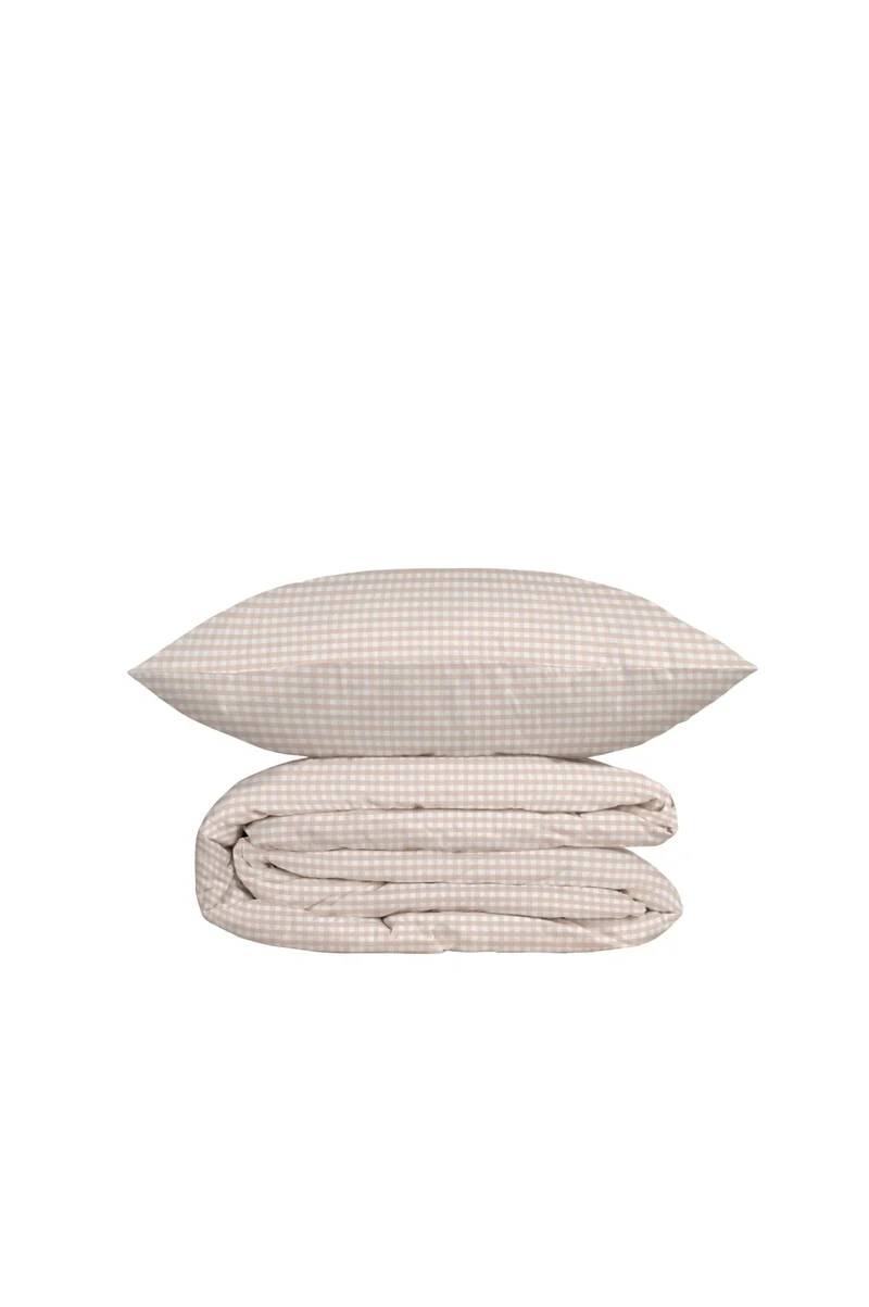 Pack Cubrecama Infantil Vichy Beige