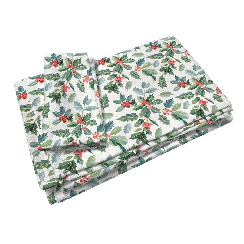 Pack Mesa de Navidad Acebo