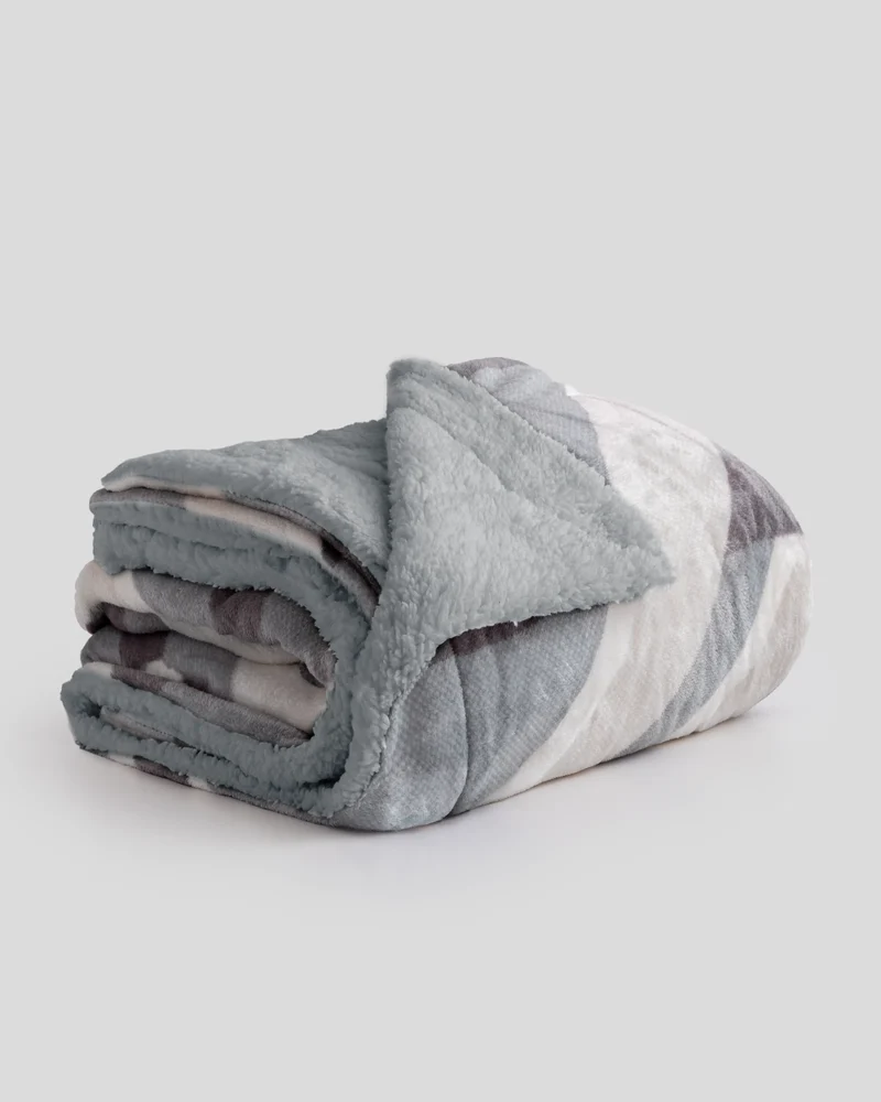 Manta Sherpa Estampada Yalen
