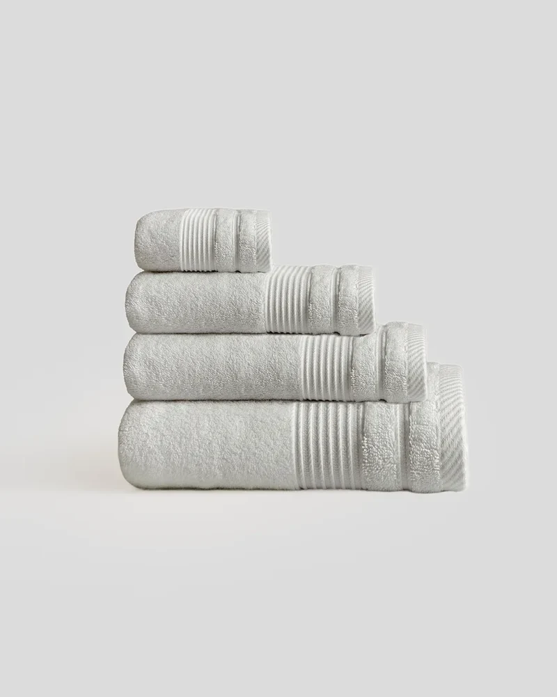 Toalla Don Algodon Seda Bambú 700 gr Gris