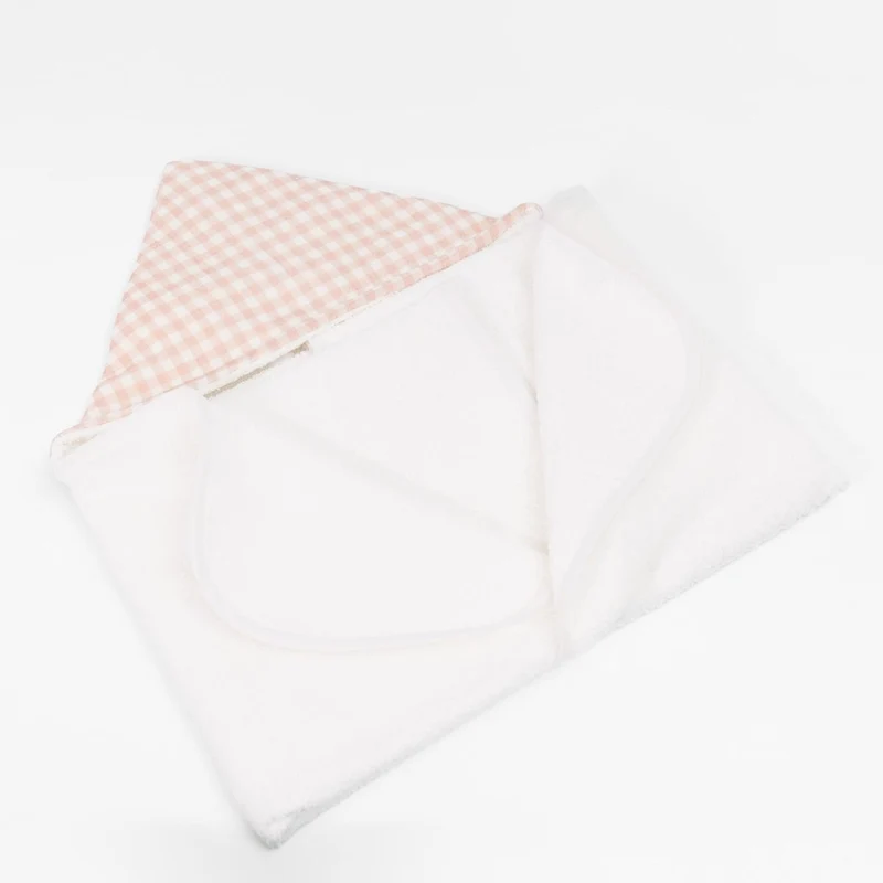 Toalla con capucha cuadrille