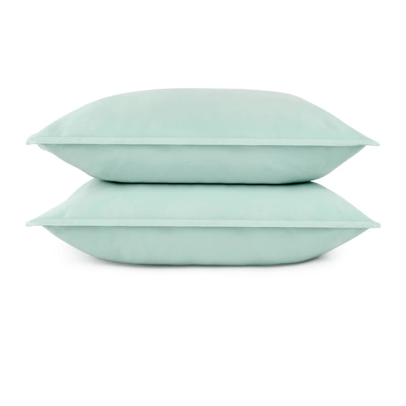 Mint satén Almohada