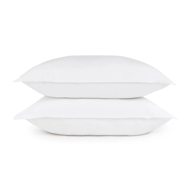 Blanco satén Almohada
