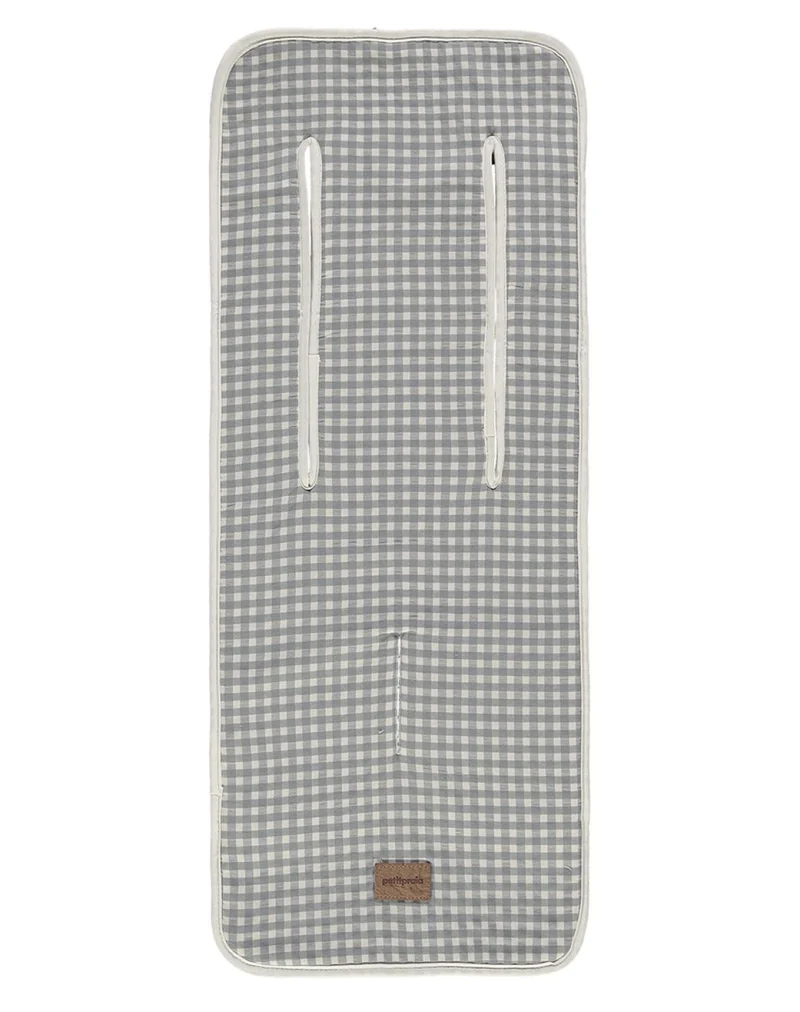 Colchoneta CAPRI - CHECKS GRIS