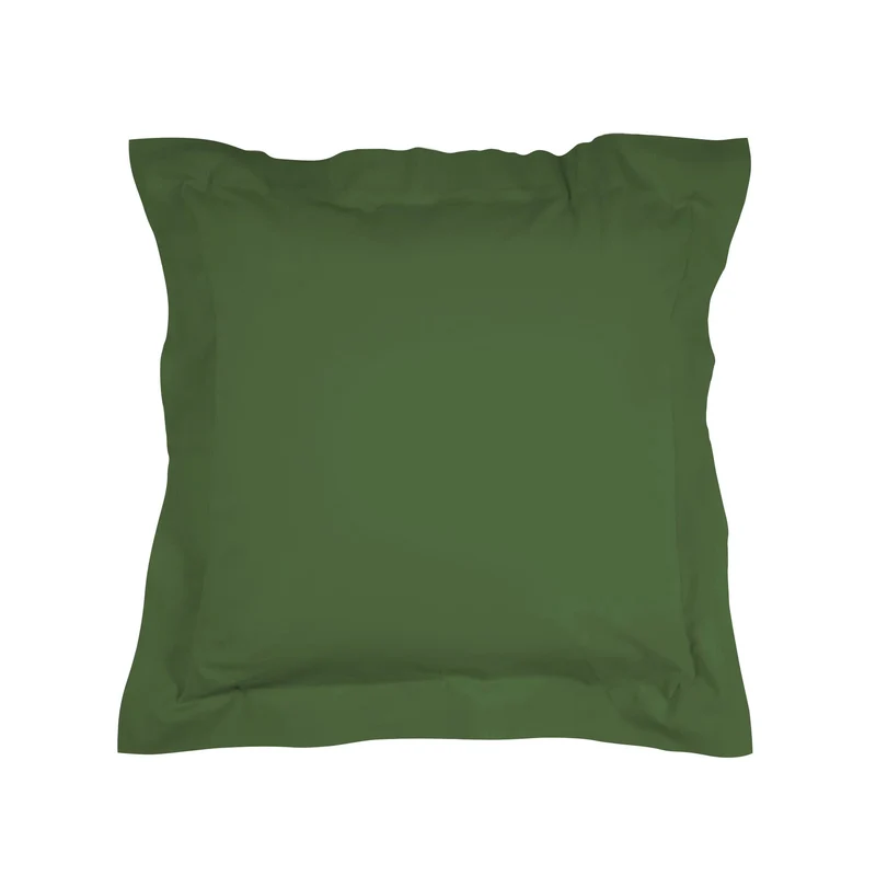 Funda cuadrante Algodón Percal de 200 hilos Verde Greenery