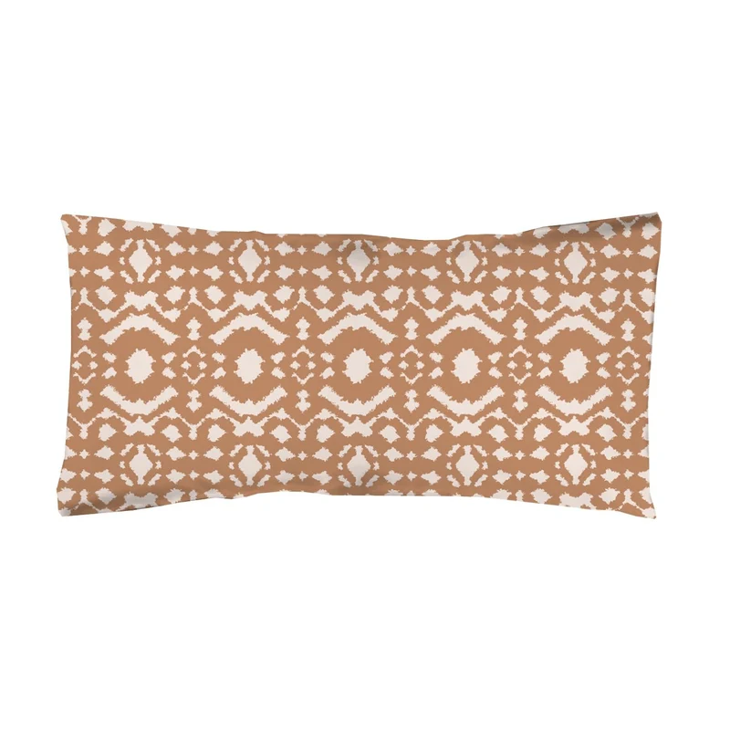 Funda almohada Tribal Marrón