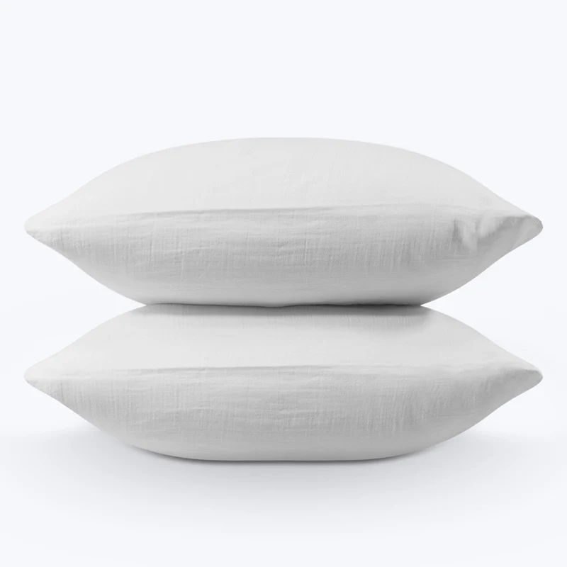 Fundas de almohada de gasa de algodón