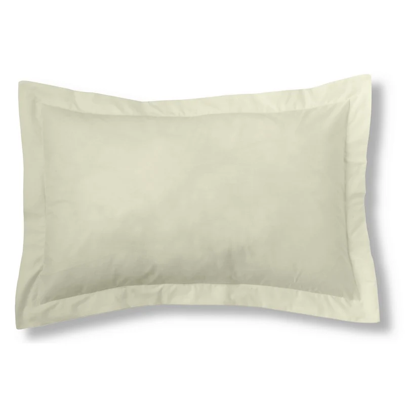 Funda de cojín crema