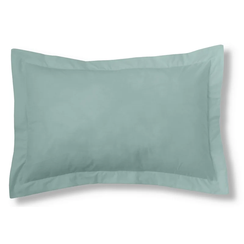 Funda de cojín algodón aqua