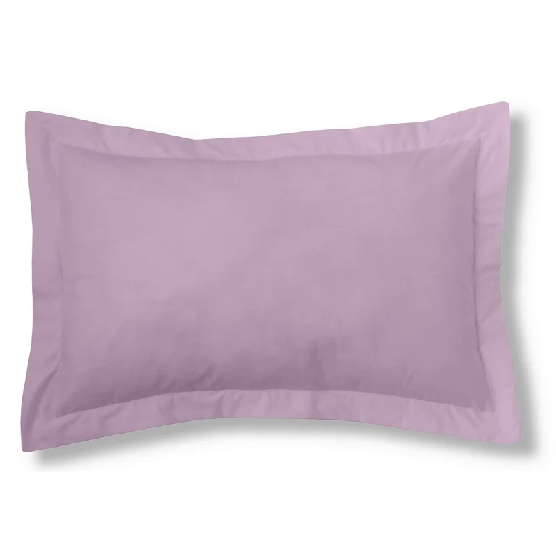 Funda de cojín algodón malva