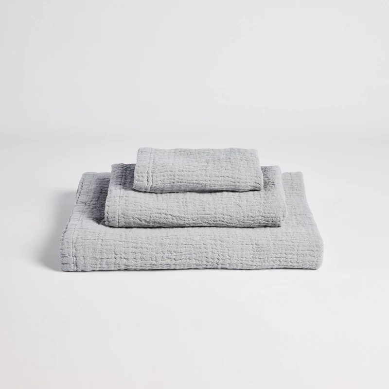 Juego Toallas Punto Gris