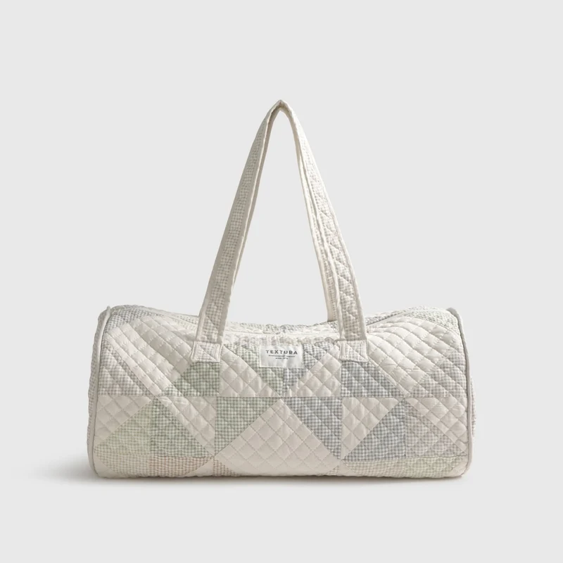 Bolsa acolchada algodón patchwork Sepatub