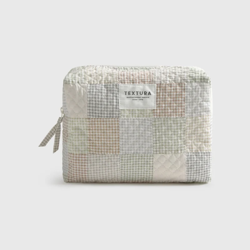 Neceser acolchado algodón patchwork Sepatbag