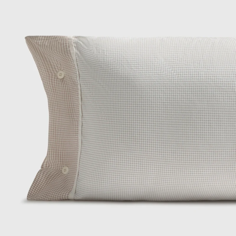 Funda de almohada algodón cuadros vichy Sepat