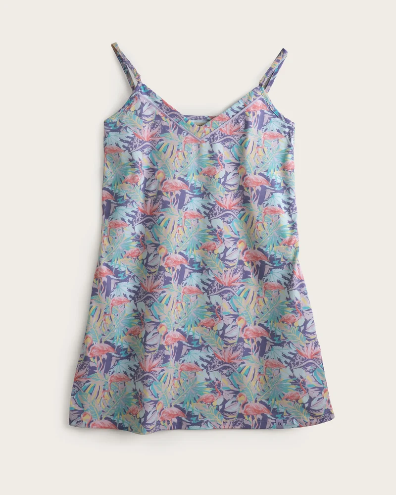 Camisón Tirantes Mujer Jungla - Algodón - Malva