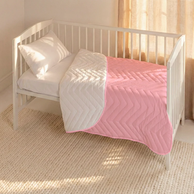 Arista Colcha Cuna (100x130 cm) Rosa