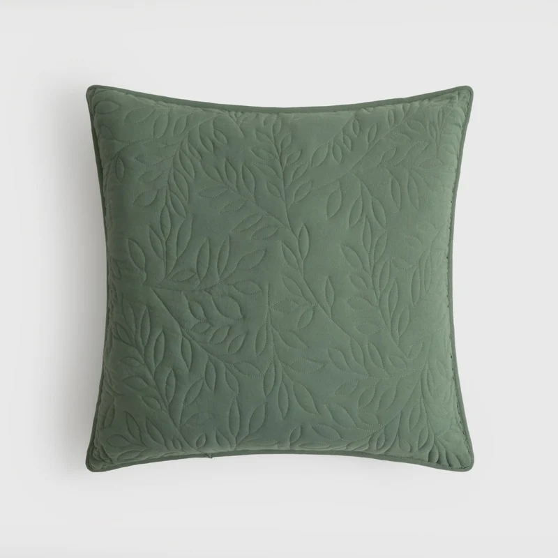 Funda de cuadrante acolchada motivo vegetal Rito
