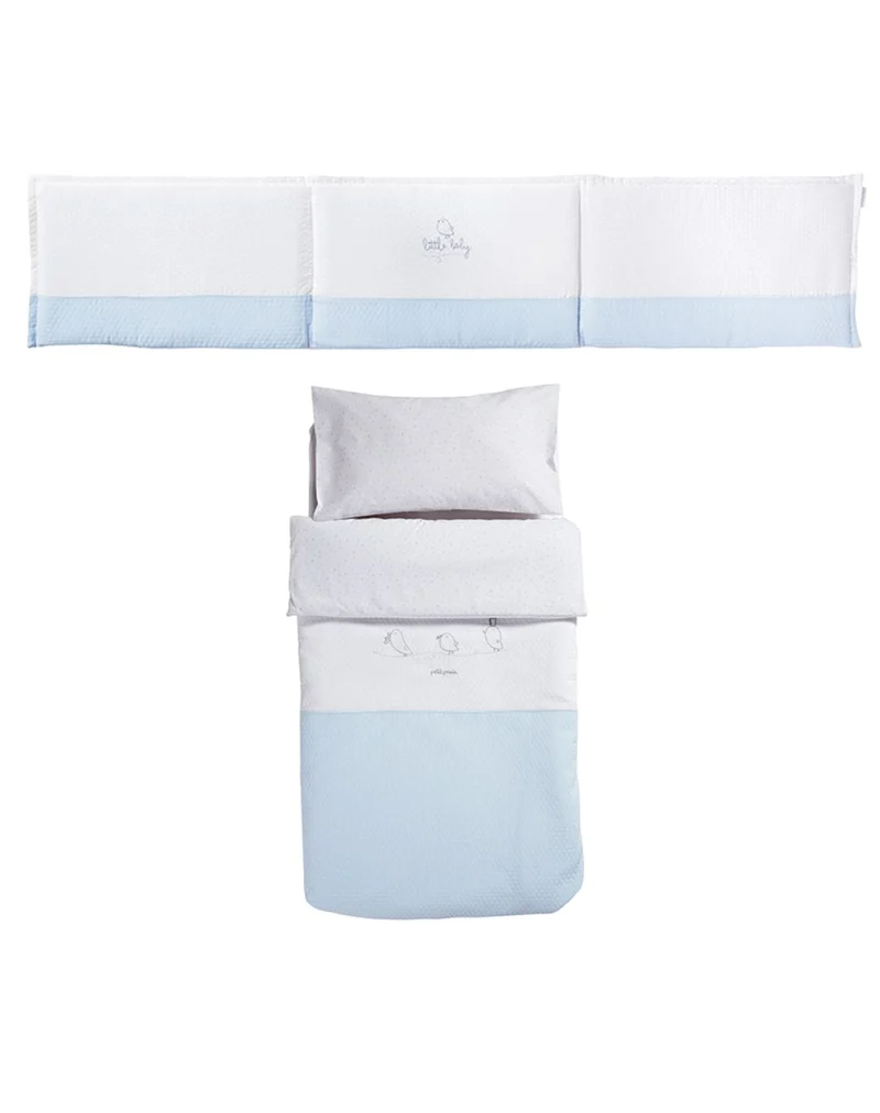 Pack funda nórdica + protector - PIU PIU AZUL