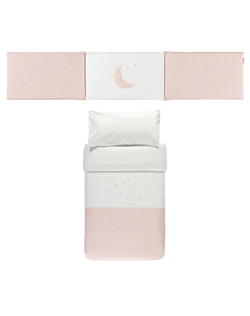 Pack funda nórdica + protector - COSMOS ROSA