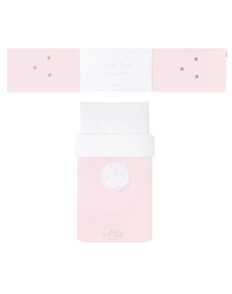 Pack funda nórdica + protector - BEAR ROSA