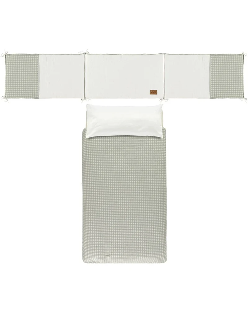 Pack funda nórdica + protector - CHECKS VERDE