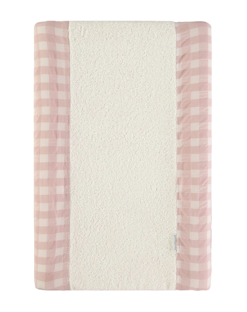 Funda cambiador - CHECKS ROSA