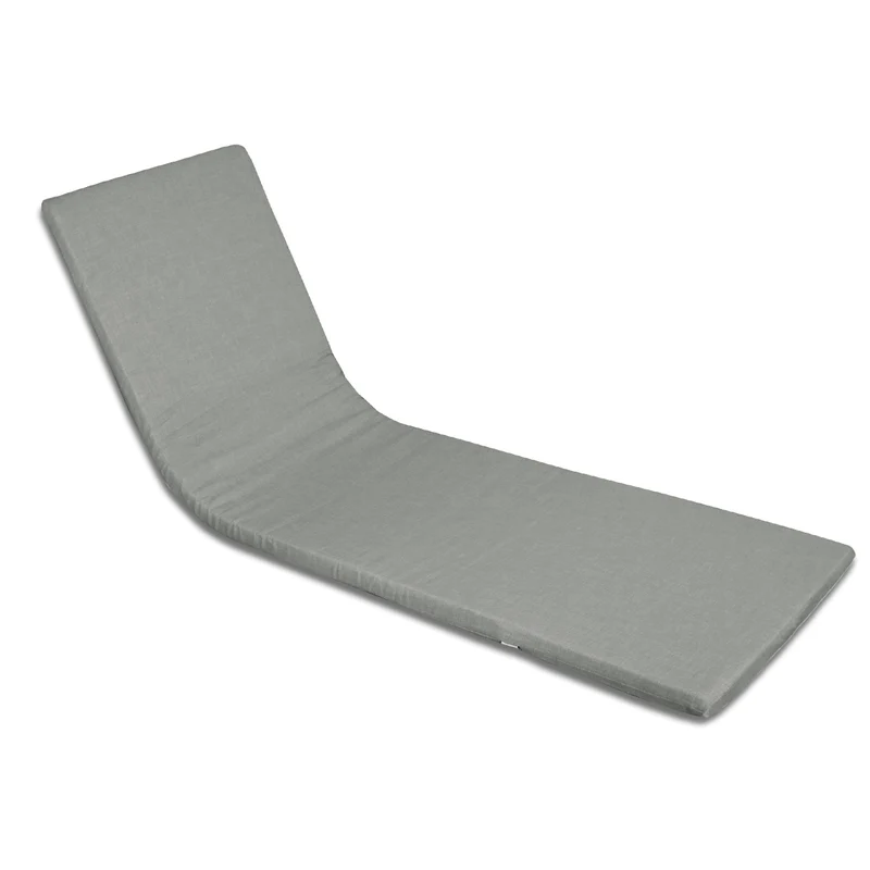 Cojín de Tumbona 180x50x3,5cm- Gris