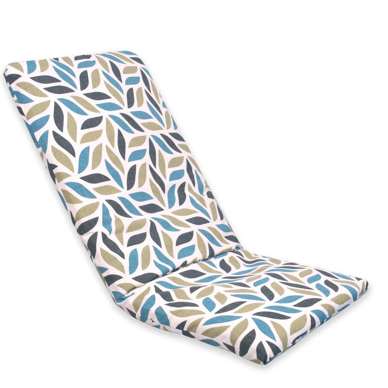 Cojín Tumbona Colchón 120x55x6cm . Ideal para Jardín, Piscina, Terraza- Forma Eliptica
