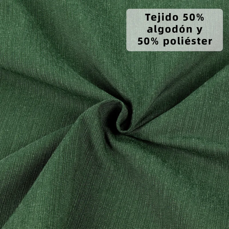 Cojín Tumbona Colchón 120x55x6cm . Ideal para Jardín, Piscina, Terraza- Verde