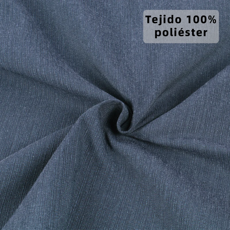 Cojín Tumbona Colchón 120x55x6cm . Ideal para Jardín, Piscina, Terraza- Azul