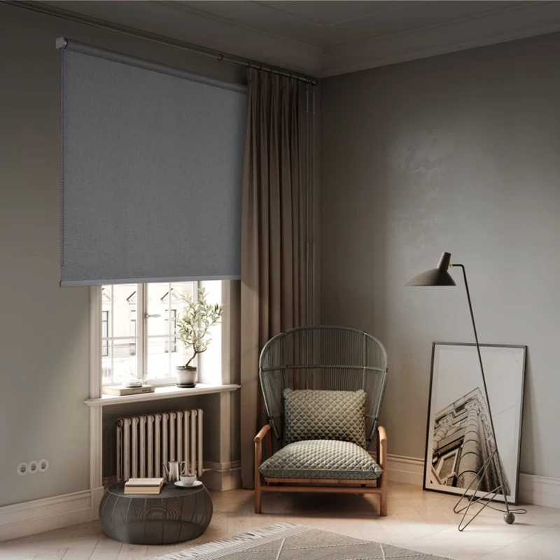 Estor enrollable Opaco premium Texture Gris